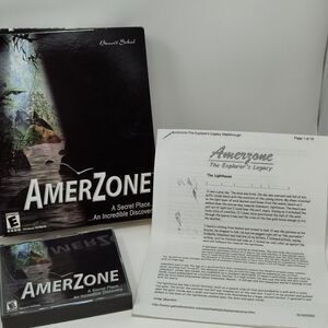 Amerzone PC (4 CD) Big Box COLLECTORS BOX YEAR 1999 VINTAGE